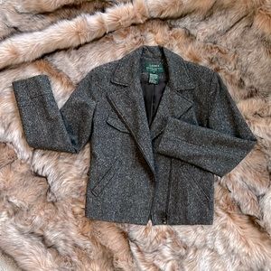 Ralph Lauren biker style WOOL jacket